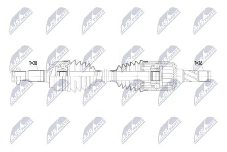 DRIVESHAFT NTY NPW-LR-053