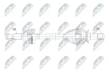 DRIVESHAFT NTY NPW-LR-059
