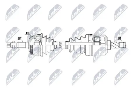DRIVESHAFT NTY NPW-VV-151