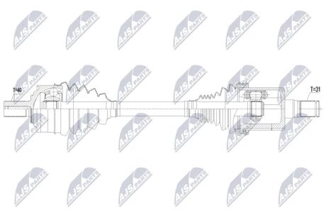 DRIVESHAFT NTY NPW-VV-156
