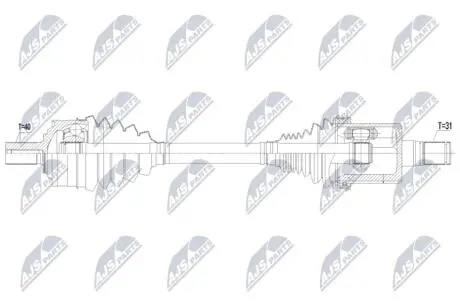 DRIVESHAFT NTY NPW-VV-156