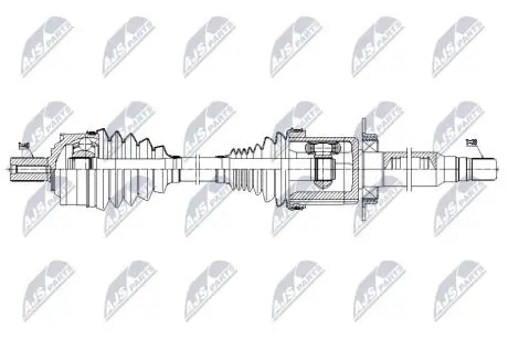 DRIVESHAFT NTY NPW-VV-160