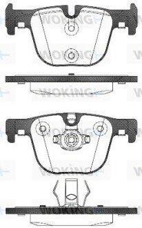 Колодки гальмівні WOKING P15933.00