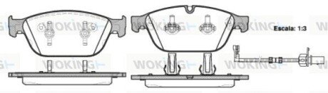 Колодки гальмівні WOKING P15433.02