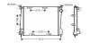 AVA RENAULT Радіатор охолодження CLIO 1.2-1.6 05- AVA COOLING RT2371 (фото 1)