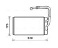 AVA KIA Радіатор опалення OPIRUS 3.5, 3.8 03- AVA COOLING KAA6263 (фото 1)