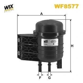 Фільтр паливний Volvo XC40 2.0D 17-21 WIX FILTERS WF8577