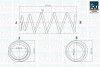 TOYOTA пружина передня L=374mm Yaris 05- FAI FPCS146 (фото 1)