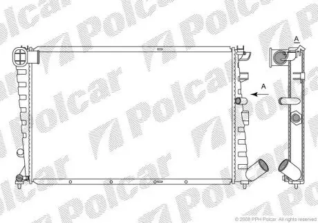 Радіатори охолодження Polcar 232508-5