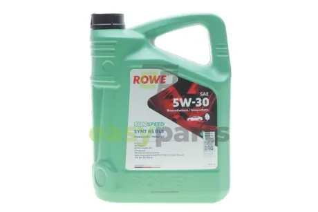 Олива 5W30 SUNSPEED SYNT RS DLS (5L) (MB 229.31/229.51/MB 229.52/BMW LL-04) (ACEA C2,C3/API SN/CF) ROWE 4920118-0050-99