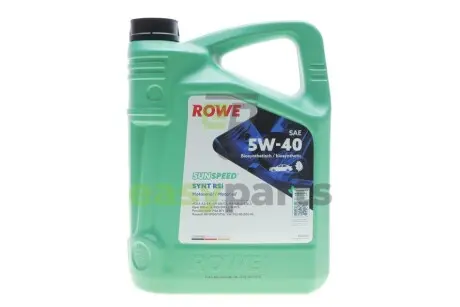 Олива 5W40 SUNSPEED SYNT RSi (5L) (MB 229.3/226.5/Porsche A40/VW 502 00/505 00/RN 0700/0710) ROWE 4920068-0050-99