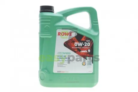 Олива 0W20 SUNSPEED SYNTH RS LONGLIFE IV (5L) (Porsche C20/VW 508 00/509 00) (ACEA A1/B1/C5) ROWE 4920036-0050-99