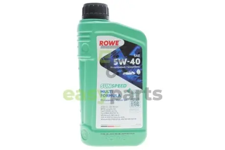 Олива 5W40 SUNSPEED MULTI FORMULA (1L) (MB 229.51/VW 505 00/505 01/BMW LL-04/RN0710/0700) ROWE 4920138-0010-99