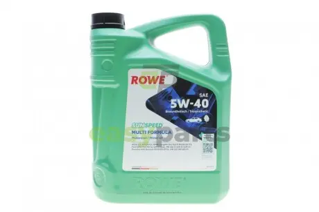 Олива 5W40 SUNSPEED MULTI FORMULA (5L) (MB 229.51/VW 505 00/505 01/BMW LL-04/RN0710/0700) ROWE 4920138-0050-99