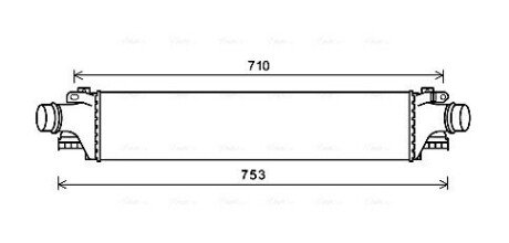 AVA CHEVROLET Інтеркулер AVEO 1.3, 1.4 11- AVA COOLING CT4061