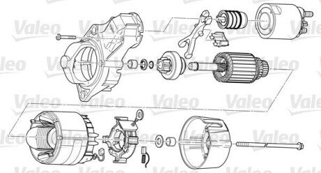 Стартер Реставрация Valeo D7E52