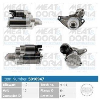 Автозапчасть MEAT&DORIA 5010947