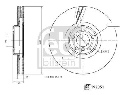 Автозапчасть FEBI BILSTEIN 193351