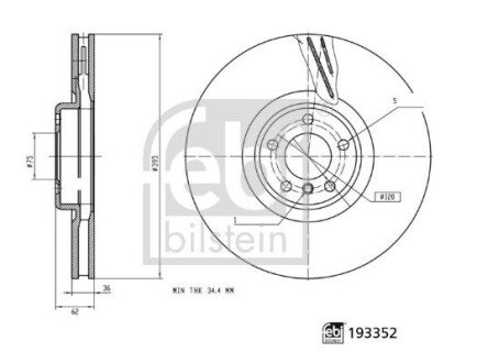 Автозапчасть FEBI BILSTEIN 193352