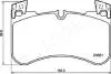 LAND ROVER Комплект гальмівних колодок передн. DISCOVERY V 3.0D 16- JAPANPARTS PA-L15AF (фото 2)