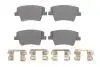 Колодки гальмівні (задні) Hyundai Santa Fe IV 18- (Mando) (з датчиком) ATE 13046055162 (фото 1)
