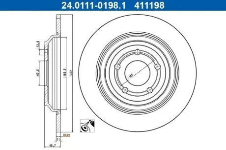 Автозапчасть ATE 24011101981