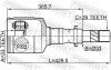 ШРКШ внутр. R 33z/33z26 DUSTER 1.5-2.0 11- FEBEST 2411-DUSTMTRH (фото 2)