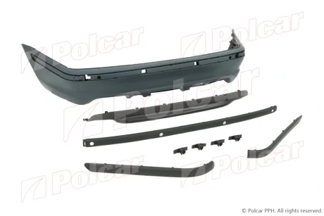 Zderzak tylny - zestaw Polcar 20089635