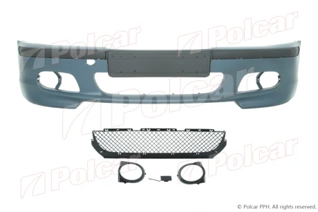 Zderzak przedni - zestaw Polcar 20080754