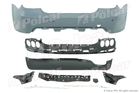 Zderzak tylny - zestaw Polcar 20179667