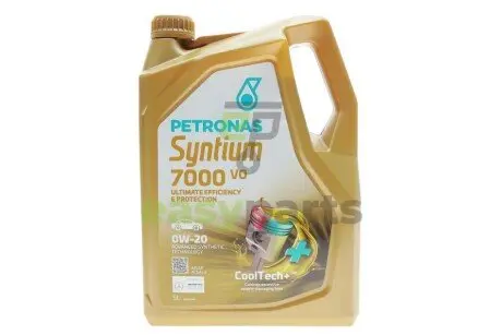 Олива 0W20 SYNTIUM 7000 VO (5L) (Volvo VCC RBS0-2AE/OV 040 1547–A20/STJLR.03.5006) Petronas 70721M12EU