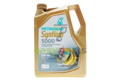 Олива 5W30 SYNTIUM 5000 RN (5L) (RN 0720/MB 226.51) (ACEA C4) Petronas 70543M12EU