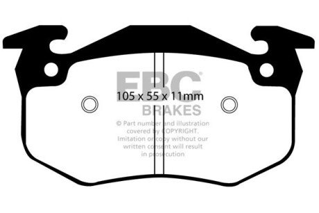 Автозапчасть EBC DP2983