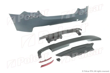 Zderzak tylny - zestaw Polcar 20199665