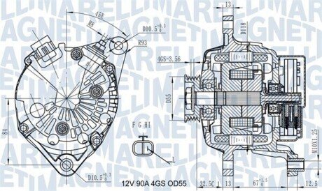 Автозапчасть MAGNETI MARELLI 063731725010