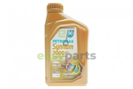 Олива 0W20 SYNTIUM 7000 VO (1L) (Volvo VCC RBS0-2AE/OV 040 1547–A20/STJLR.03.5006) Petronas 70721E18EU (фото 1)