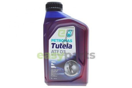 Олива TUTELA ATF D3 (1L) (GM Dexron III-H/Dexron III-G/Allison C4/Ford Mercon) Petronas 76127E15EU