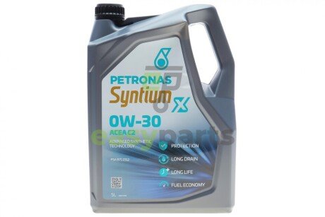 Олива 0W30 SYNTIUM X (5L) (PSA B71 2312/ACEA C2) Petronas 70981M12EU