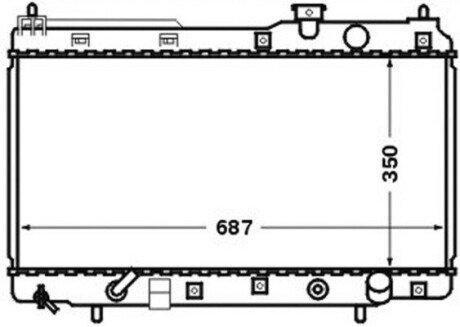 Бачок розширювальний MAHLE / KNECHT CRT 57 000S