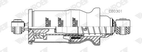 Амортизатор кабіни MONROE CB0301