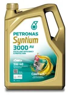 Олива 5W40 SYNTIUM 3000 AV (20L) (VW 505.00/505.01/MB 229.51/RN0700/RN0710) (API SN) (ACEA C3) Petronas 70179R41EU