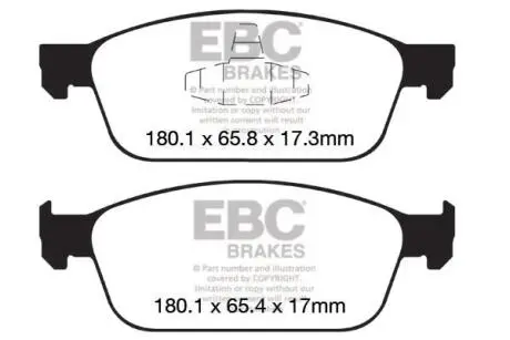 Фото автозапчасть EBC DP42145R Автозапчасть EBC DP42145R