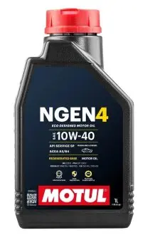 1л NGEN 4 10W-40 Олива синтетична A3/B4, SP, VW 501 01 505 00, RN0710, RN0700 MOTUL 113058