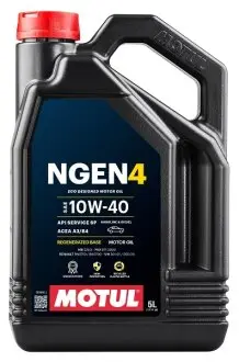 5л NGEN 4 10W-40 Олива синтетична A3/B4, SP, VW 501 01 505 00, RN0710, RN0700 MOTUL 113059