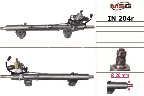 Рульова рейка з ГПК відновлена Infiniti FX/QX70 08-17, Infiniti G 07-14 MSG IN204R