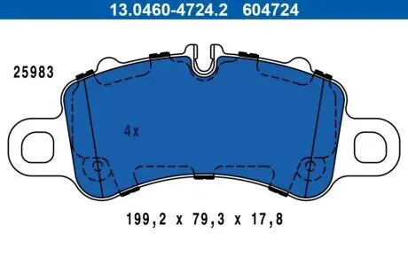 KLOCKI HAM PRZOD ATE 13046047242