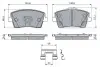 KLOCKI HAM. VOLVO XC40 BOSCH 0986460144 (фото 1)