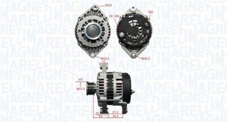 ALTERNATOR MAGNETI MARELLI 063735380010