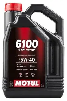 OLEJ SILNIKOWY 6100 SYNNERGY 5W40 4L MOTUL 112962