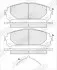 KLOCKI HAM./PRZ/ TOYOTA HIGHLANDER 19- Jurid 574206J (фото 1)